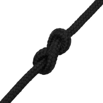 Frânghie de barcă, negru complet, 8 mm, 50 m, polipropilenă - Img 6