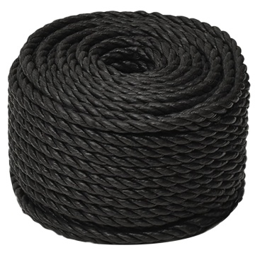 Frânghie de lucru, negru, 14 mm, 25 m, polipropilenă - Img 2