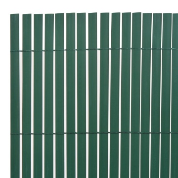 Gard de grădină cu două fețe, verde, 90 x 300 cm, PVC - Img 3