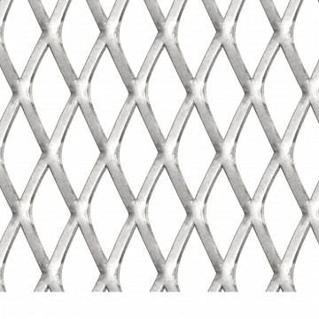 Gard de sârmă grădină, 50x50 cm, 20x10x2 mm, oțel inoxidabil - Img 3