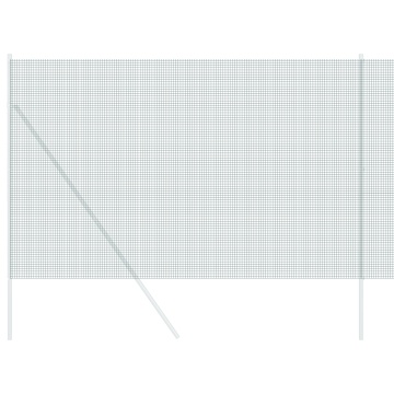 Gard din Fier Sudat Verde 1.5x50 m Oțel - Img 3