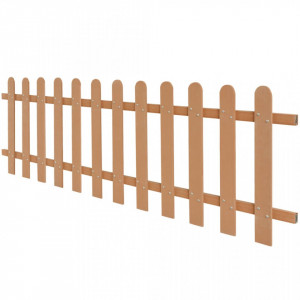 Gard din șipci, 200 x 60 cm, WPC - Img 2