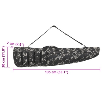 Geantă pentru pușcă cu curea de umăr, 135 cm, țesătură Oxford - Img 6