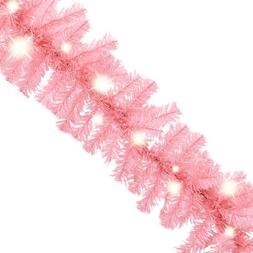 Ghirlandă de Crăciun cu lumini LED, roz, 20 m - Img 3
