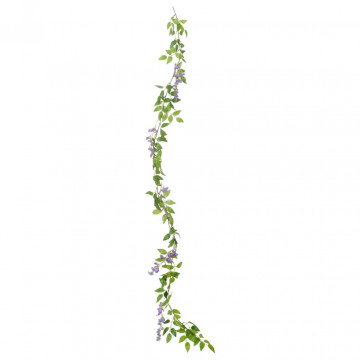 Ghirlande de flori artificiale, 6 buc., violet, 200 cm - Img 3