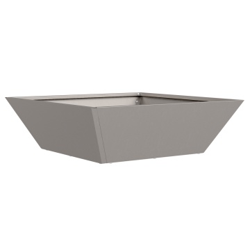 Ghiveci Metalic Oțel erodat 50 x 50 x 15 cm Inserții Decorative - Img 2