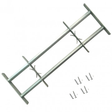 Grilaj de siguranță pentru ferestre cu 2 bare transversale 500-650 mm - Img 1