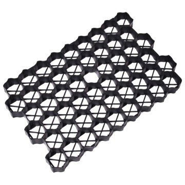 Grilaje de gazon, 16 buc., negru, 60x40x3 cm, plastic - Img 3