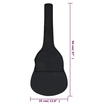 Husă de chitară pentru chitară clasică , 3/4 , negru , 94x35 cm - Img 7