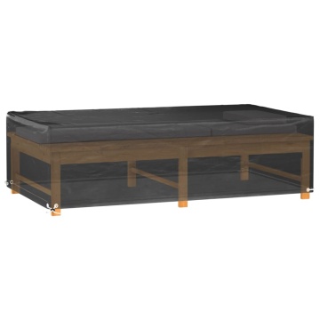Husă mobilier de grădină, 8 ocheți 125x70x35 cm dreptunghiulară - Img 2