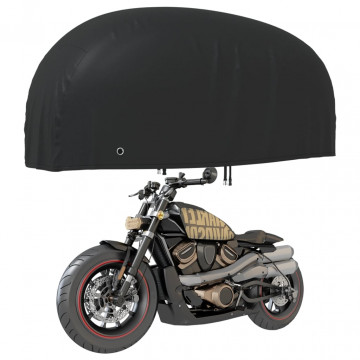 Husă pentru motocicletă, negru, 220x95x110 cm, Oxford 210D - Img 2