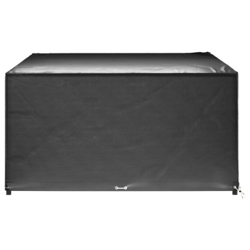 Huse mobilă grădină, 2 buc, 16 ocheți 300x250x90cm, rectangular - Img 4