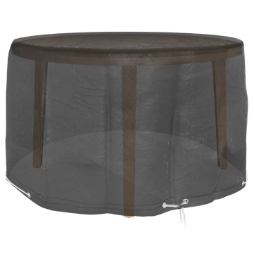 Huse mobilier de grădină, 2 buc., 6 ocheți, rotund, Ø125x75 cm - Img 2