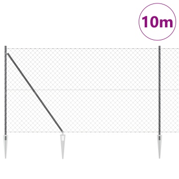 Împrejmuire din lanț cu 7 spike 1.6x10 m din oțel galvanizat - Img 3