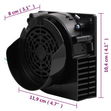 Instalație de lumini LED cu 90 LED-uri și ventilator, 900 cm - Img 7