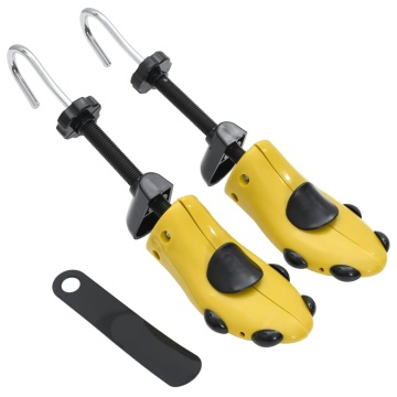 Întinzătoare de pantofi cu corn, galben, EU 41-46, plastic - Img 1