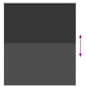 Jaluză cu rolă opaca negru 135x130 cm Latime material 131,6 cm - Img 8