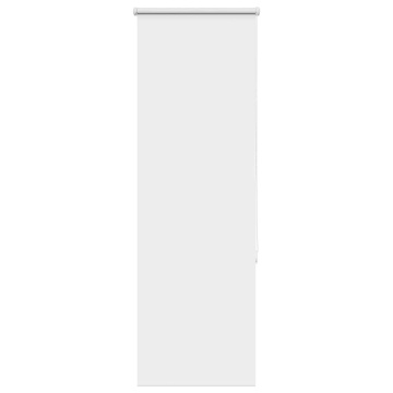 Jaluză cu role opace alb 40x175 cm lățime material 35,7 cm - Img 1