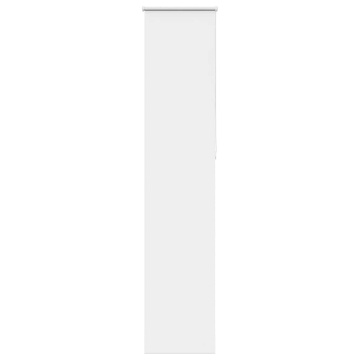 Jaluză cu role opace alb 40x210 cm lățime material 35,7 cm - Img 1