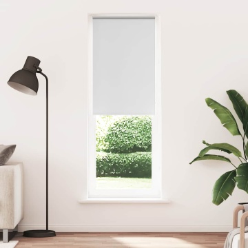 Jaluză cu role opace alb 80x230 cm lățime material 75,7 cm - Img 2