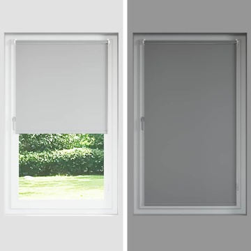 Jaluză cu role opace gri 70x210 cm lățime material 65,7 cm - Img 7