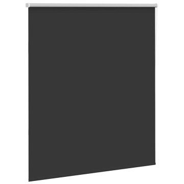 Jaluză cu role opace negru 130x150 cm lățime material 126,6 cm - Img 3