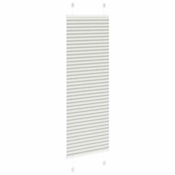 Jaluză plisată gri deschis 50x100 cm Lățime țesătură 49,4 cm - Img 4