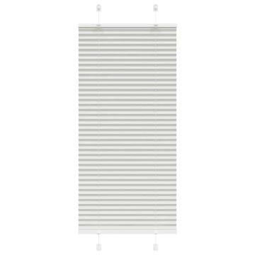 Jaluză plisată gri deschis 65x150 cm Lățime țesătură 64,4 cm - Img 1