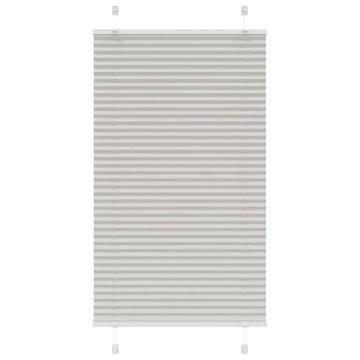 Jaluză plisată gri deschis 80x100cm Lățime țesătură 79,4 cm - Img 1