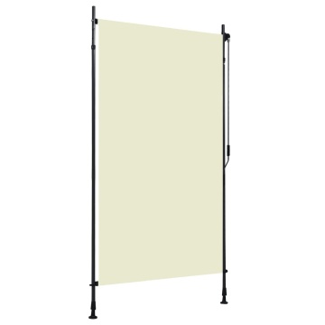 Jaluzea tip rulou de exterior, crem, 120 x 270 cm - Img 1