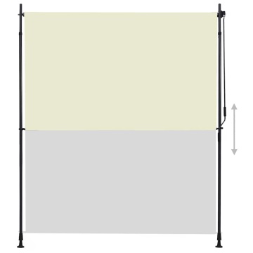 Jaluzea tip rulou de exterior, crem, 200 x 270 cm - Img 3