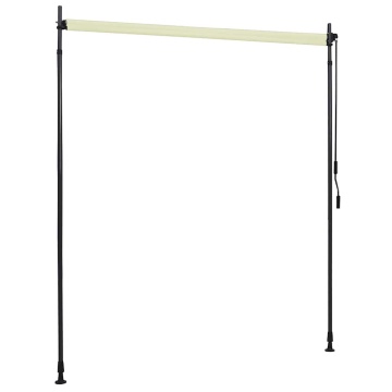 Jaluzea tip rulou de exterior, crem, 200 x 270 cm - Img 7