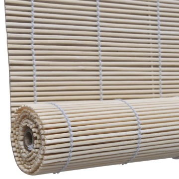 Jaluzele din bambus natural tip rulou, 2 buc., 120 x 160 cm - Img 4