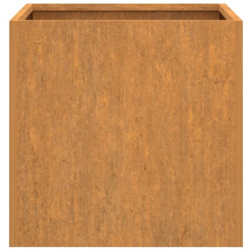 Jardinieră, 49x47x46 cm, oțel corten - Img 5