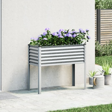 Jardinieră de grădină, 100x41x90 cm, oțel galvanizat - Img 3