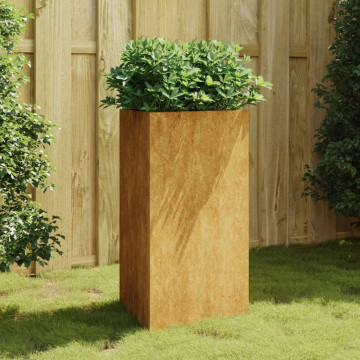 Jardinieră de grădină, 50x43x75 cm, oțel corten - Img 1