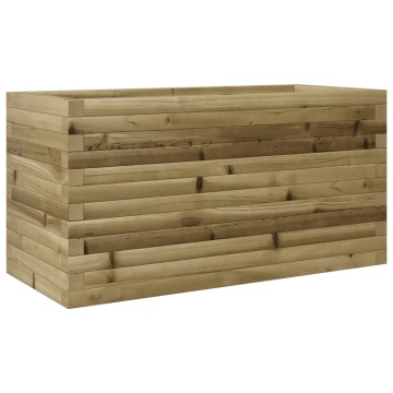Jardinieră de grădină, 90x40x45,5 cm, lemn de pin impregnat - Img 6
