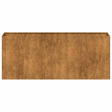 Jardinieră Rusty 200x40x80 cm Oțel pentru intemperii - Img 8