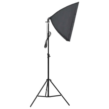 Kit de iluminat pentru studio cu fundaluri și softbox-uri - Img 4