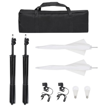Kit studio foto cu set de lumină și fundal - Img 8