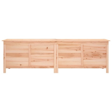 Ladă de depozitare de grădină 198,5x50x56,5 cm lemn masiv brad - Img 4