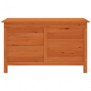 Ladă depozitare de grădină 99x49,5x58,5 cm lemn masiv de brad - Img 4