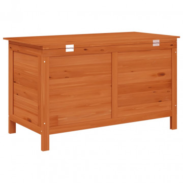 Ladă depozitare de grădină 99x49,5x58,5 cm lemn masiv de brad - Img 5
