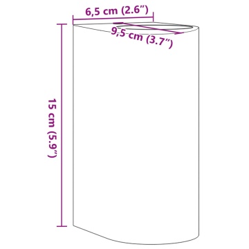 Lampă exterioară de perete, negru, aluminiu turnat sub presiune - Img 6