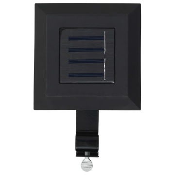 Lămpi solare de exterior cu LED, 6 buc, negru, 12 cm, pătrat - Img 8