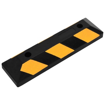 Limitatoare parcare reflectorizante 2 buc. 56x15x10 cm cauciuc - Img 5