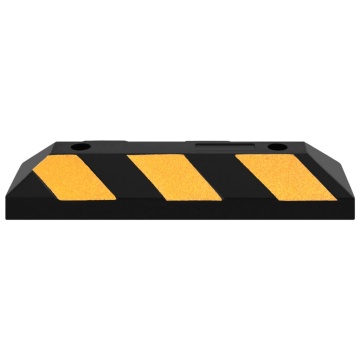 Limitatoare parcare reflectorizante 2 buc. 56x15x10 cm cauciuc - Img 4