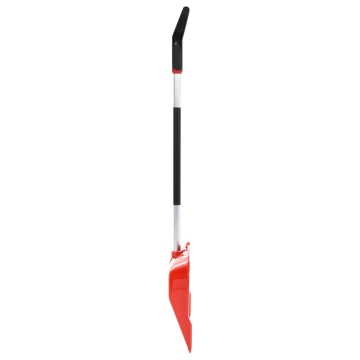 Lopată de zăpadă, roșu, 136 cm, aluminiu - Img 3