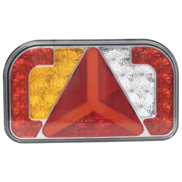 Lumini pentru remorcă, 2 buc., roșu, bec LED 12 V, 24x5x14,5 cm - Img 4