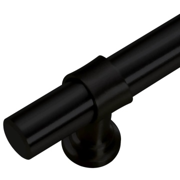 Mânere de dulap, 5 buc., negru, 480 mm, oțel inoxidabil - Img 7